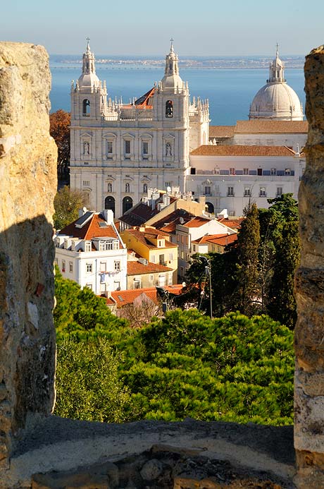 Monastery Sao Vicente de Fora castle of Lisbon photo
