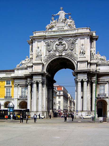 Porte de la ville de Lisbonne photo