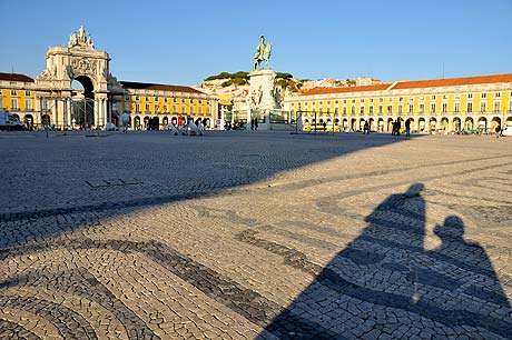 Praça do Comércio Lisabona foto