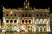 Gara Cu Arhitectura Art-Deco Din Lisabona In Timpul Noptii