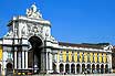 Poarta In Forma De Arc De Triumf Pe Strada Augusta In Lisabona