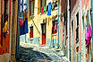 Strada îngustă și Colorata în Portugalia