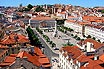 Vedere Spre Piata Rossio Din Lisabona